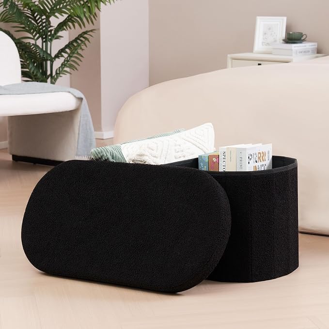 B FSOBEIIALEO Ottoman with Storage - Image 2