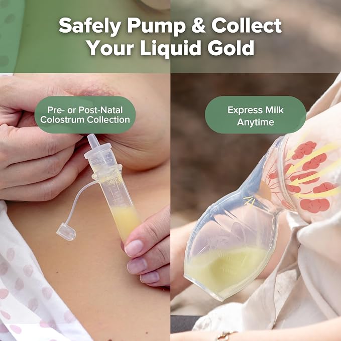 haakaa Gen.1 Manual Breast Pump 100ml/4oz. & 4ml Colostrum Collectors Combo - Image 3