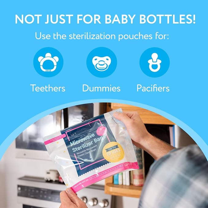 Impresa Microwave Baby Bottle Steam Bags - Image 6