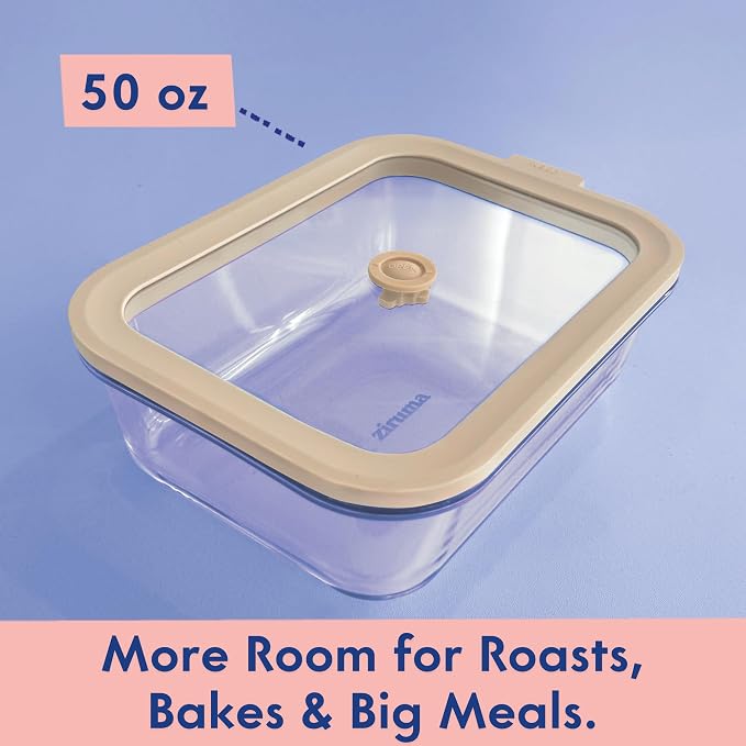Ziruma Non-Toxic 6.2 Cup Glass Food Storage Containers - Image 6