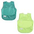 Tiny Twinkle Short Sleeve Apron Bibs by TinyTwinkle