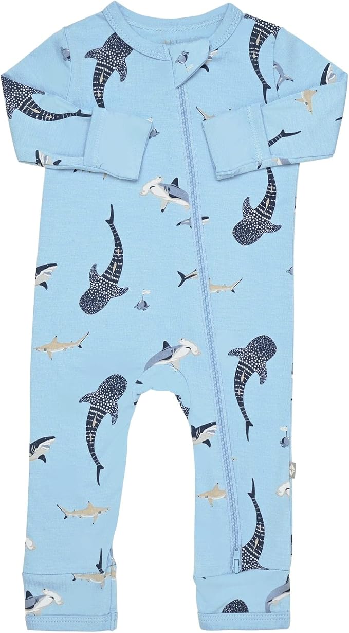 KYTE BABY Unisex Rayon Made From Bamboo Zippered Rompers 0-24 Months - Image 4