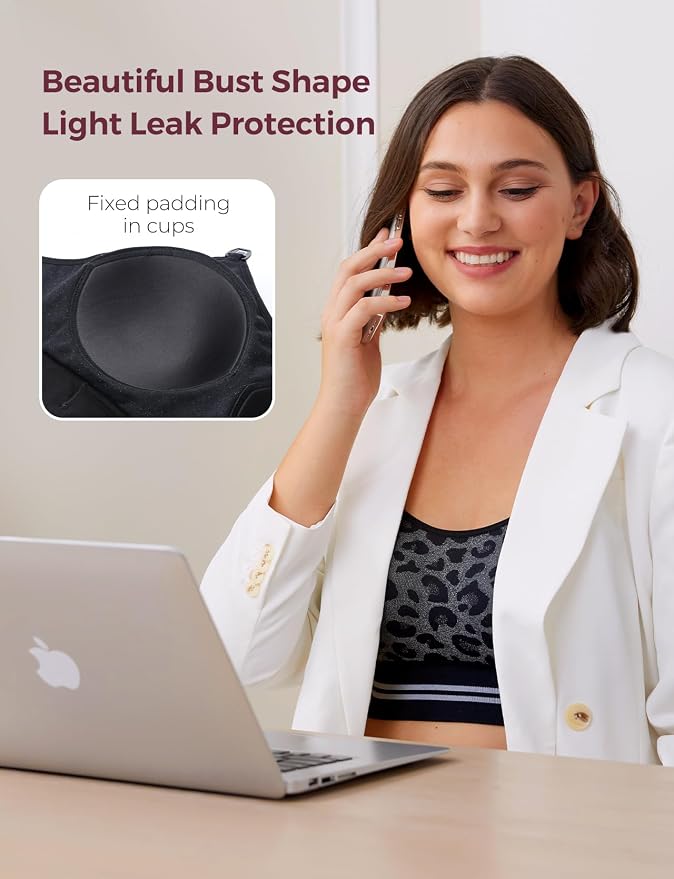 Momcozy Pumping Bra Hands Free | Seamless Nursing Bras - Image 6