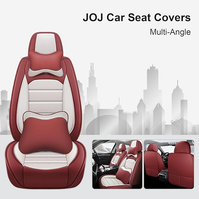 JOJ Car Seat Cover Fit for Toyota Highlander 2001-2025, 7 Seat Car Seat Cover - Image 5