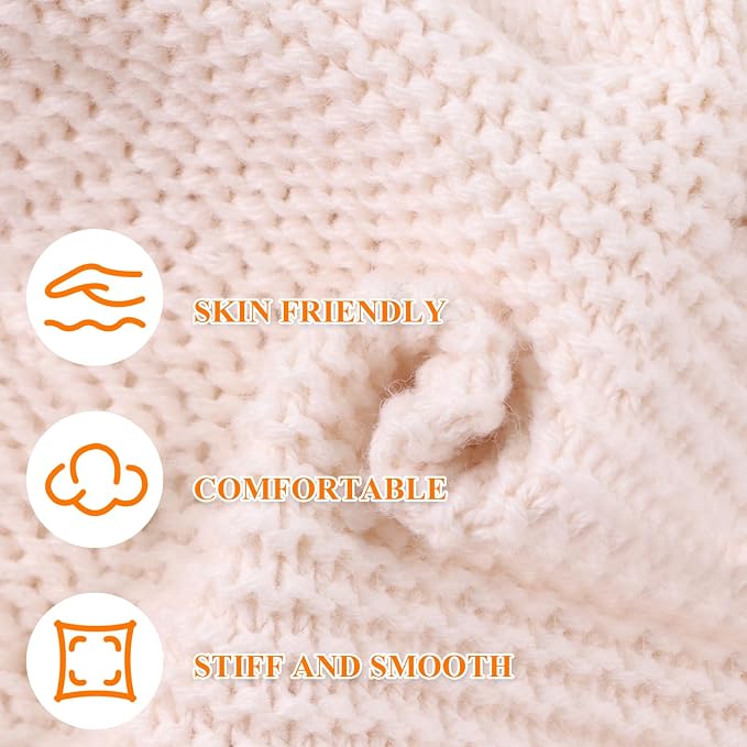 JANGANNSA Basic Winter Baby Boys Beanie Pompom Knitted Girls Hat Kids Earflap - Image 5