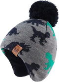 JANGANNSA Knitted Baby Hat Scarf Set Winter Warm Boys Girls Beanie Fleece by JANGANNSA