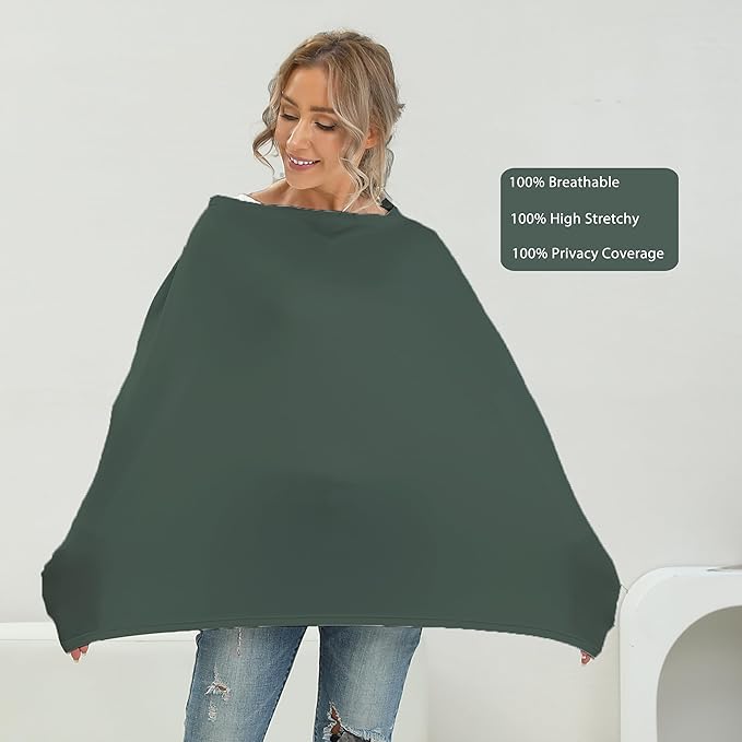 Breathable Car Seat Cover for Babies – Multi-Purpose Soft Rayon Nursing Cover - Image 3