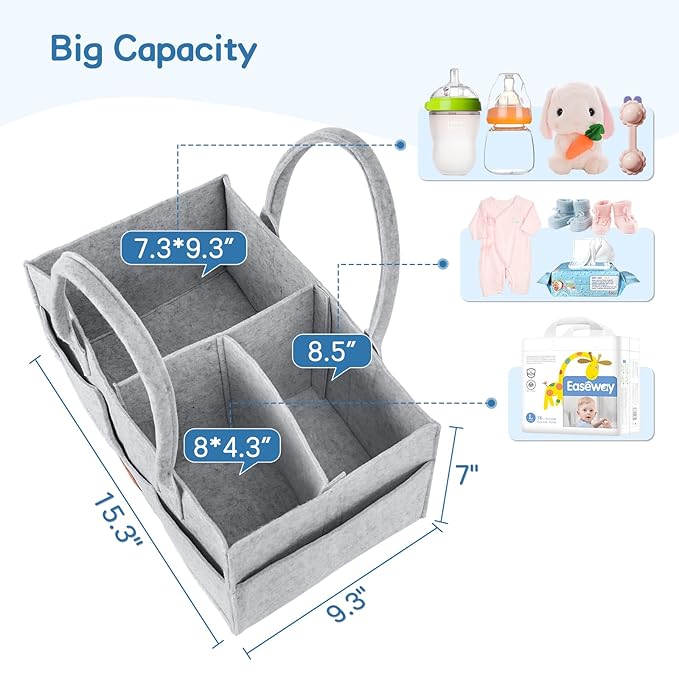 Maliton Diaper Caddy Organizer - Image 2