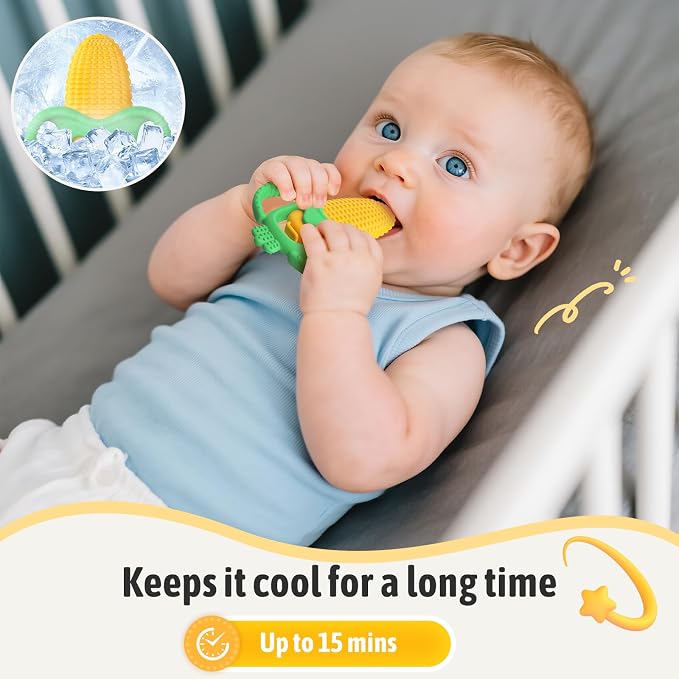 akolik Baby Teething Toys, Baby Frozen Teething Relief, BPA Free Infant Chew - Image 6