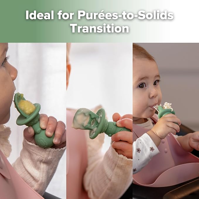 Haakaa Silicone Baby Spoons Self Feeding 6 Months – Baby Utensils - Image 6