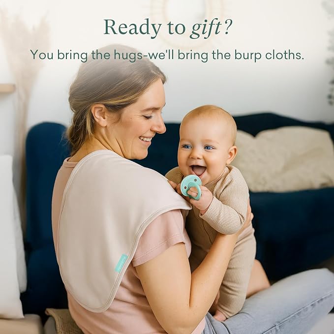 PurComfy Supersoft Burp Cloths, Premium Bamboo Viscose Baby Burp Cloths - Image 5