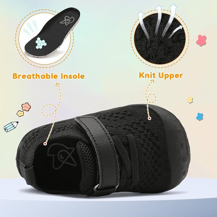 LeIsfIt Baby Shoes Girls Boys First Walking Shoes Infant Sneakers Crib Shoes - Image 5