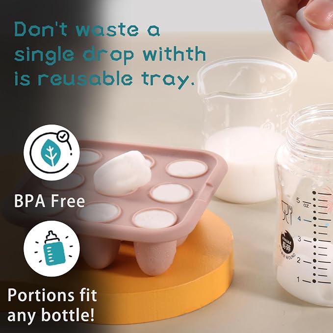 WAJIAYON Baby Food Freezer Tray Silicone Nibble Freezer Tray, Baby Fruit Food - Image 8