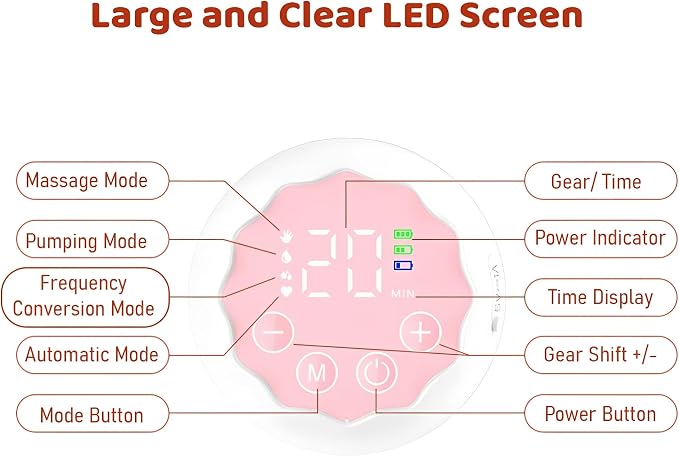 Electric Hands-Free Breast Pumps, Wearable Breast Pump - Image 2