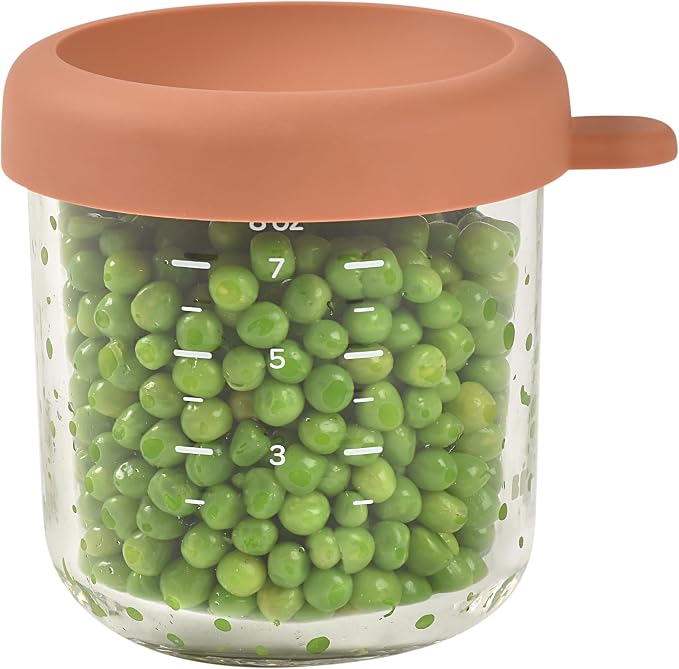BEABA 8 oz Glass Baby Food Jars - Image 2