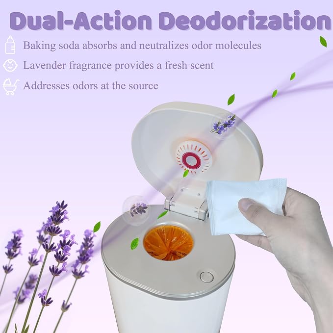 NewKe 6 Pack Lavender Scent Baking Soda Refills - Image 2