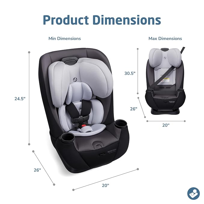 Maxi-COSI Pria All-in-One Convertible Car Seat, Infant to Toddler Car Seat - Image 7