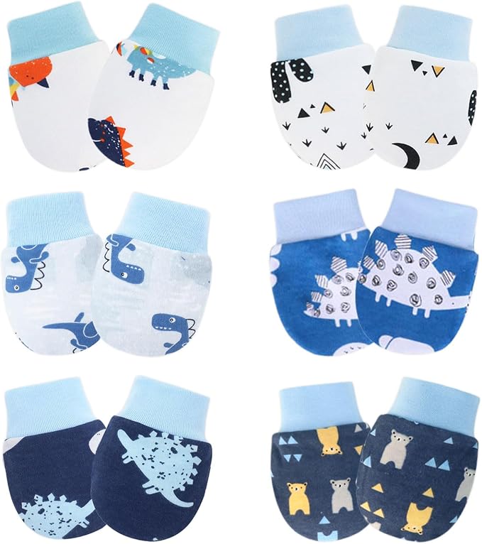 Baby Mittens No Scratch Mittens Infant Soft Gloves Mittens by Yiwafu