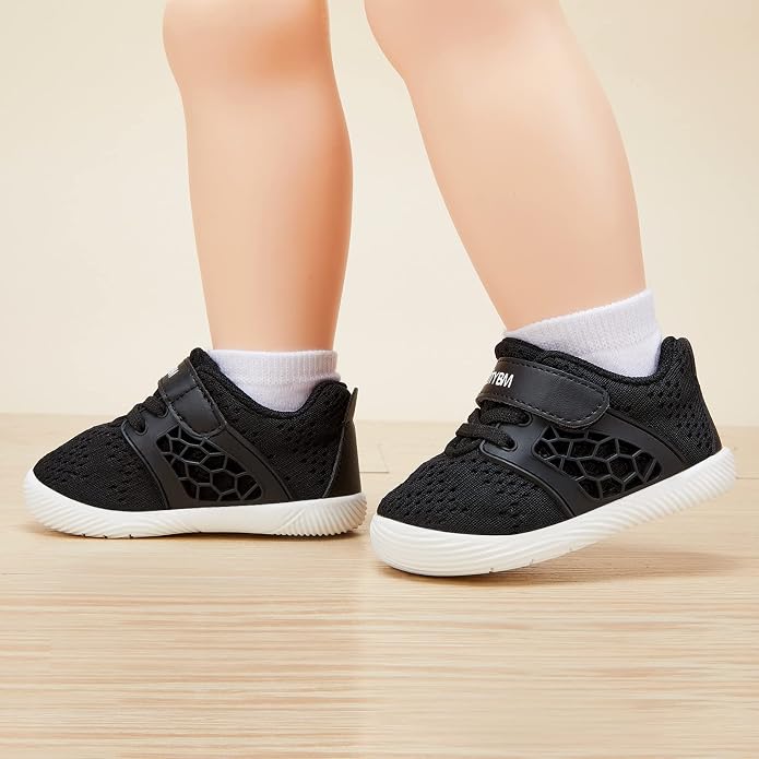 BMCiTYBM Baby Boy Girl Shoes Breathable Mesh Walking Shoes Lightweight Non-Slip - Image 2
