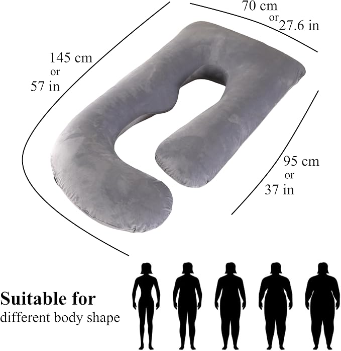 Pregnancy Pillow, Full Body Maternity Pillow 57 inch, - Image 8