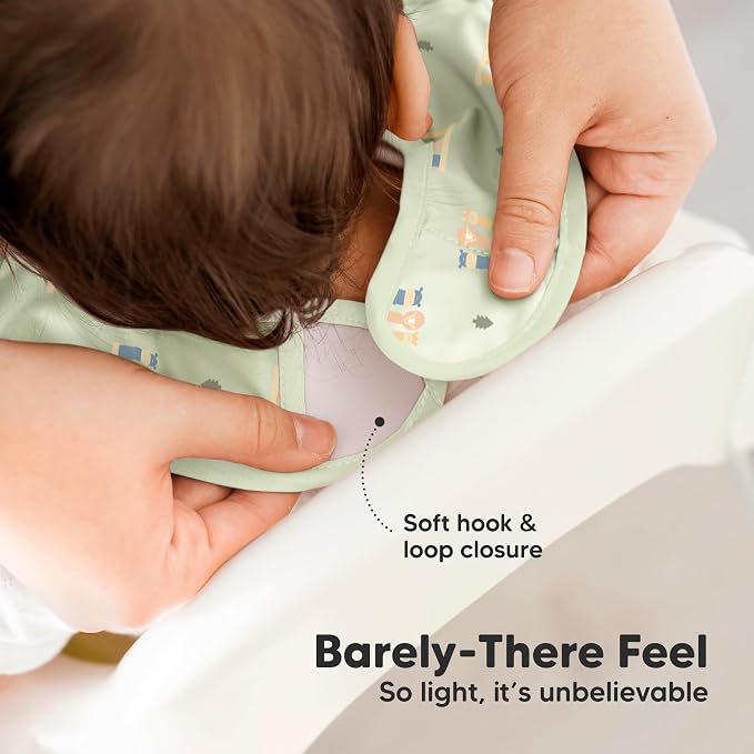KeaBabies 3-Pack Waterproof Baby Bibs - Image 4