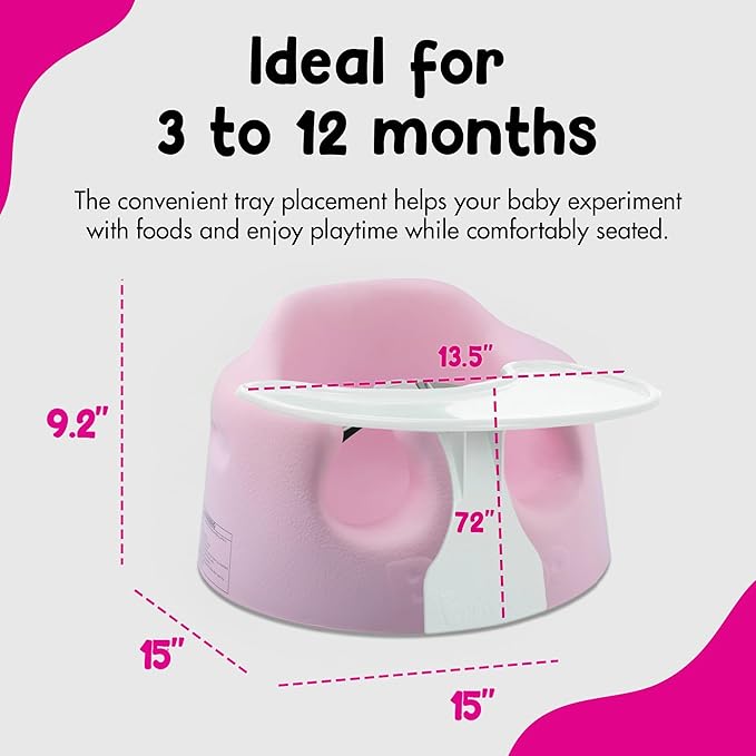 Bumbo Baby Floor Seat, Portable Infant Sit Up Activity & Eating Chair - Image 3