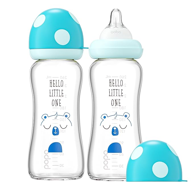 YOHKOH Natural Glass Baby Bottle by Home