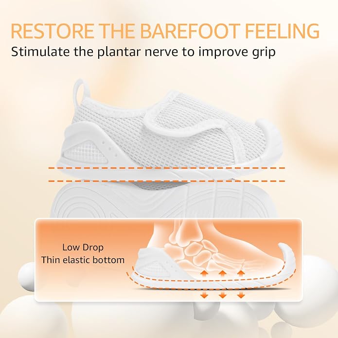 Baby Boys Girls First Walking Shoes Wide Toe Box Infant Sneakers Lightweight - Image 8