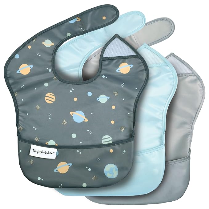 Tiny Twinkle Mess Proof Baby Bibs by TinyTwinkle