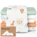 Organic Burp Cloths Baby Boy, Girl by KeaBabies