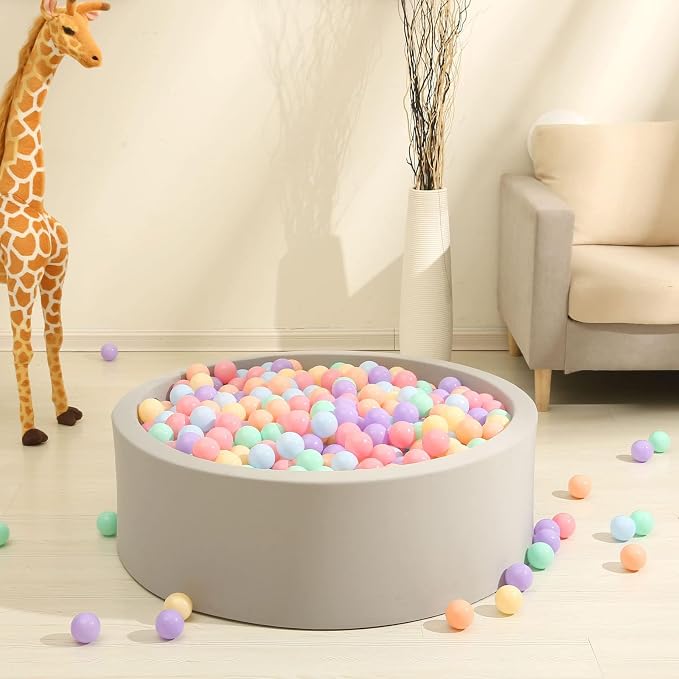GOGOSO Ball Pits Balls for Toddlers Pack of 50 100 200 Plastics Shape Ball - Image 4