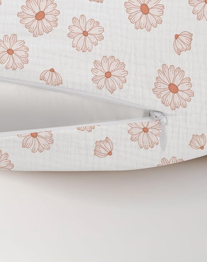Nursing Pillow Covers, Muslin Nursing Cover - Image 5