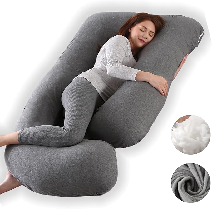 Pregnancy Pillow, Full Body Maternity Pillow 57 inch, by Unknown