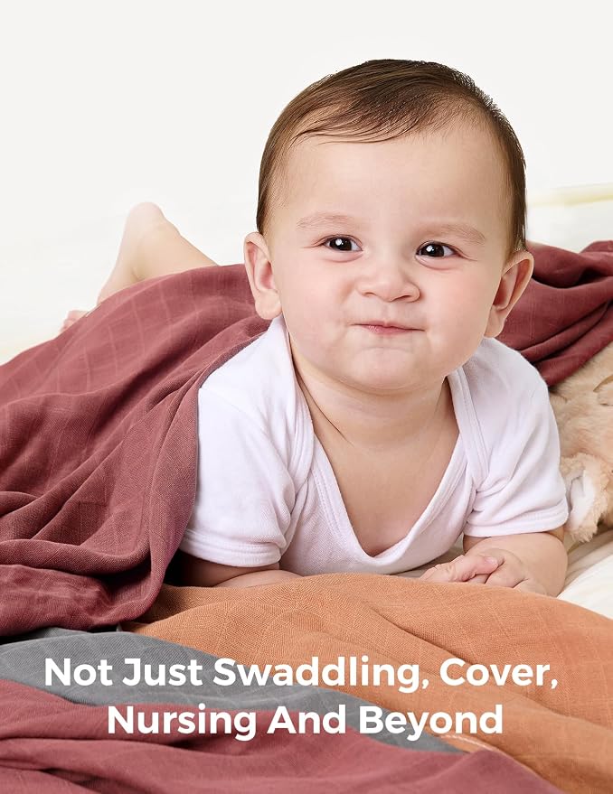 Momcozy Muslin Swaddle Blankets - Image 6