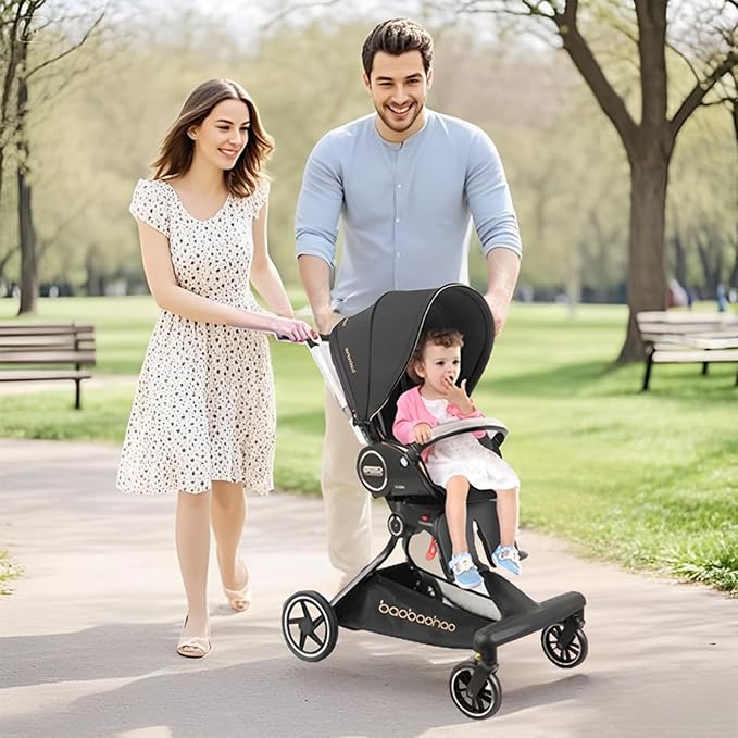 Baby Stroller Lightweight, High Landscape 360°Rotable, Adjustable Backrest - Image 6