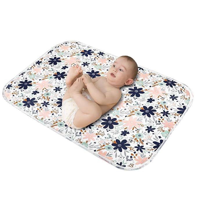Baby Diaper Changing Pad, 21 5/8" x 31.5" Waterproof Changing Pad Liners by PHOEBUSBABY