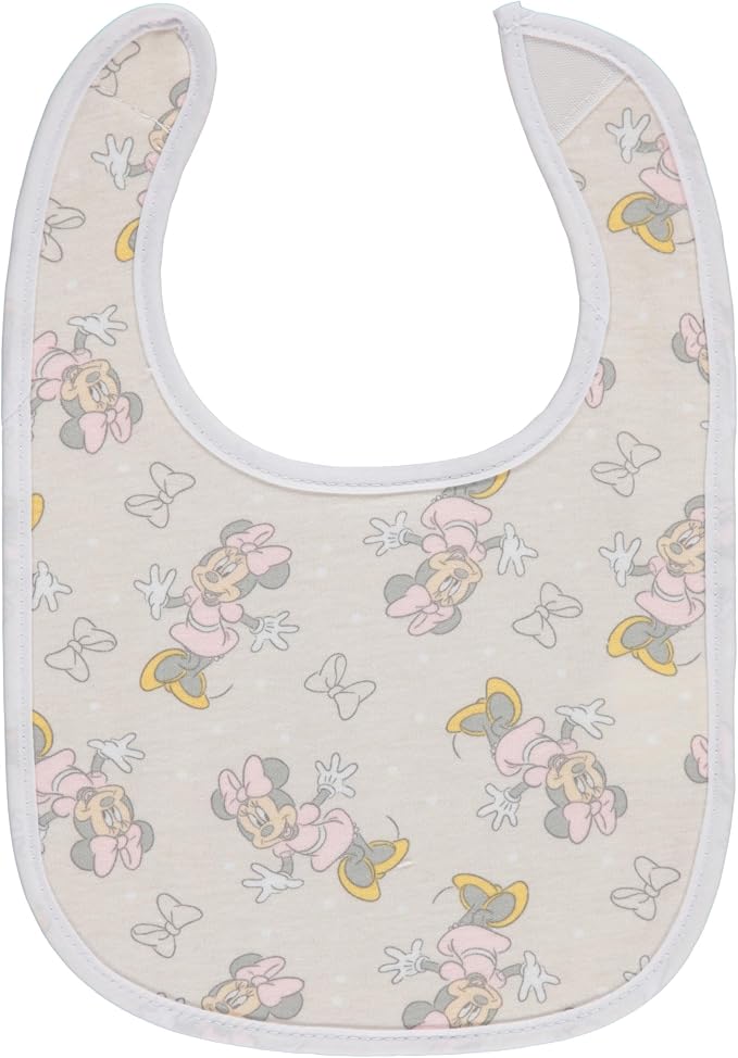 Disney 10-Pack Mickey Mouse Baby Bibs – Ten Soft, and Adjustable Cotton Bibs - Image 3