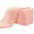 Yoofoss Muslin Burp Cloths for Baby 10 Pack 100% Organic Cotton Baby Washcloths by YOOFOSS