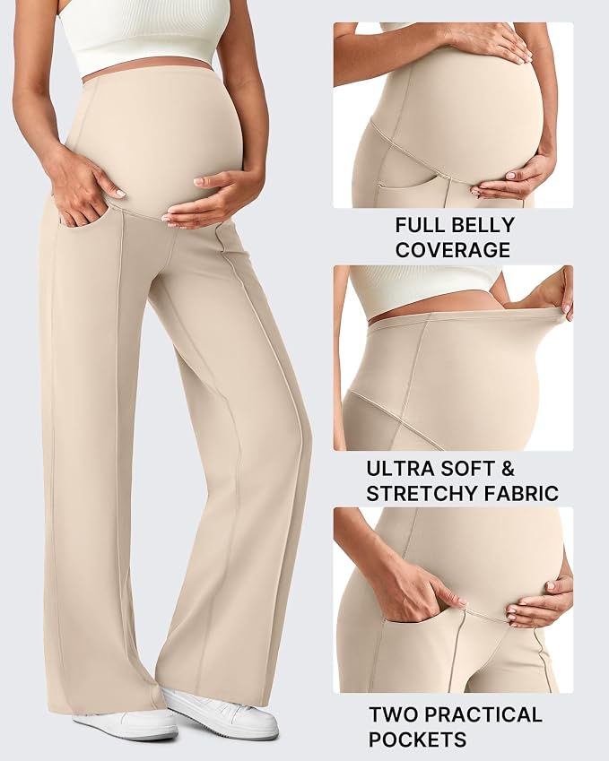 G4Free Maternity Dress Yoga Pants - Image 3