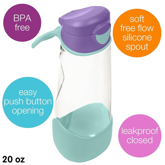 b.box 20 oz Sport Spout Kids Water Bottle - Image 3