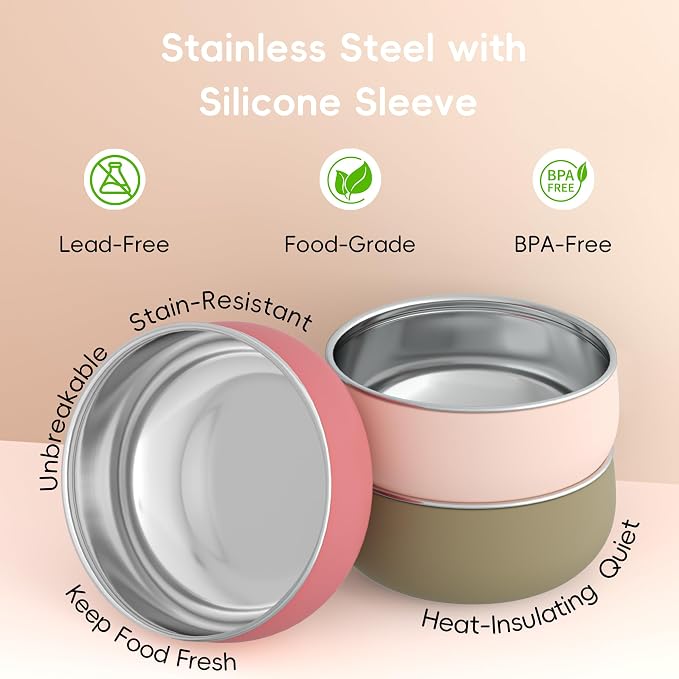 Bella's Friends Stainless Steel Baby Bowls - Image 3