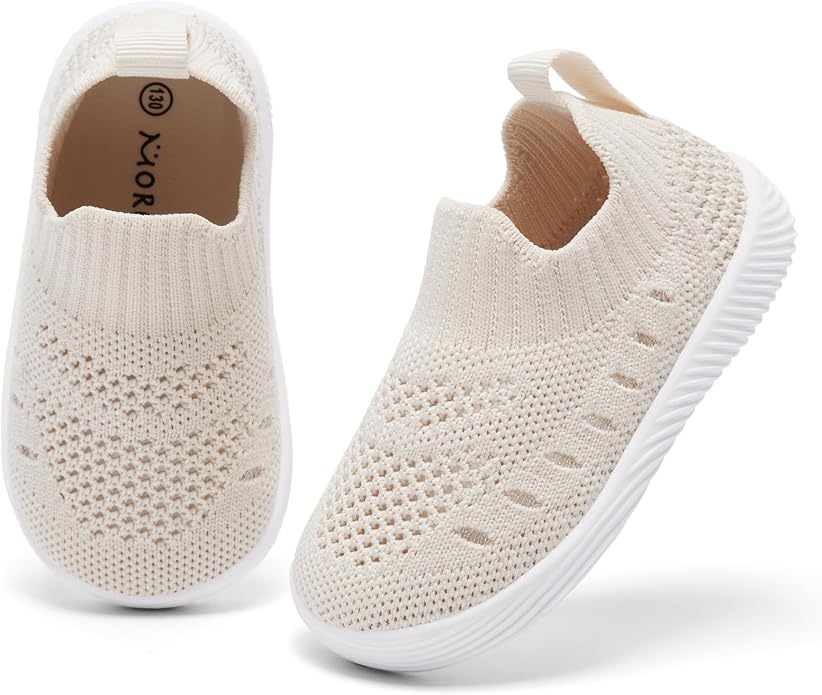 MORENDL Baby Toddler Walking Socks Non-Slip Breathable Unisex Casual Sneakers - Image 2