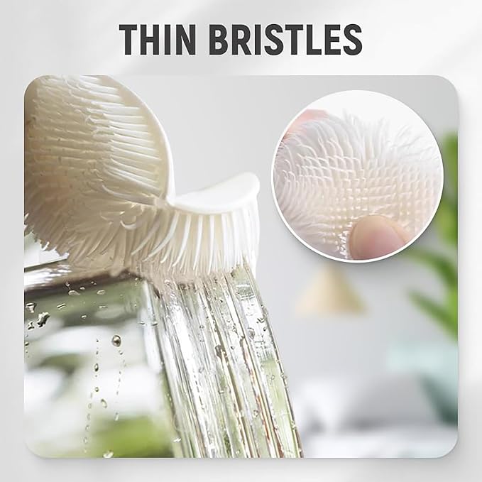 3Pcs 360° Flexible Silicone Bottle Brush - Image 5