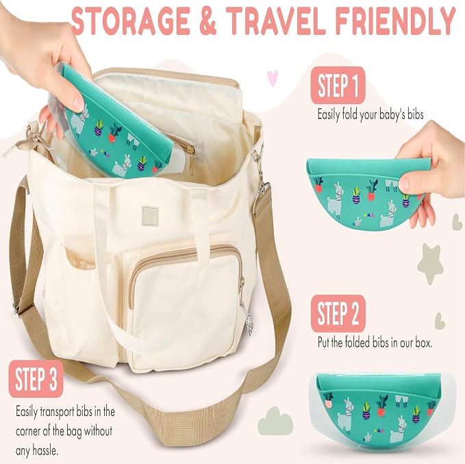 BPA-Free Silicone Baby Bibs - Image 6