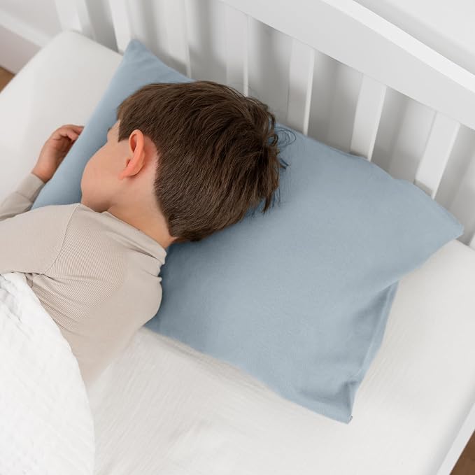 Comfy Cubs Toddler Pillow with Cotton Pillowcase, 13 x 18 in - Image 2