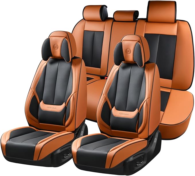 Coverado Universal Seat Covers Full Set, 5 Seats Universal Seat Covers by COVERADOAUTO