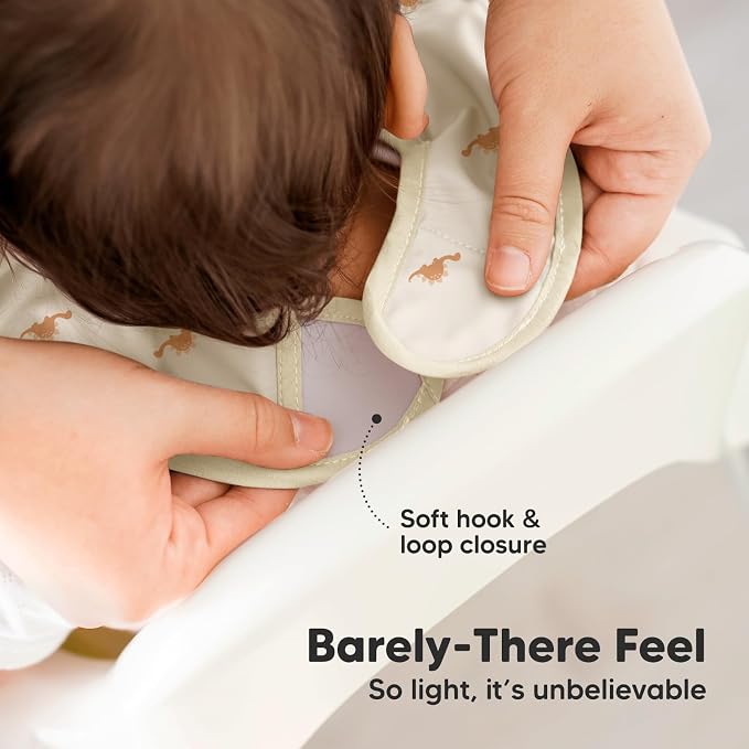 3-Pack Waterproof Baby Bibs for Eating - Image 4