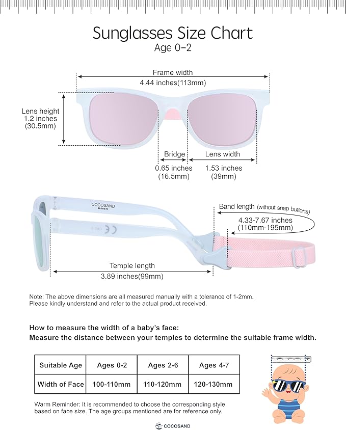 COCOSAND Flexible Baby Sunglasses - Image 5