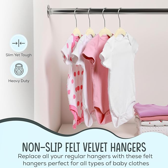 25 Premium Baby Velvet Hangers - Image 4