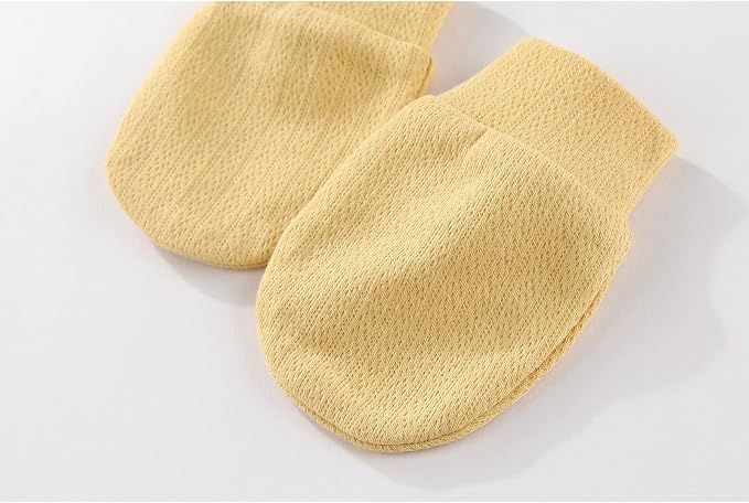 5 Pairs Baby Not Scratch Mittens 0-6 Months New Born Boy Girl Gloves Cute - Image 3